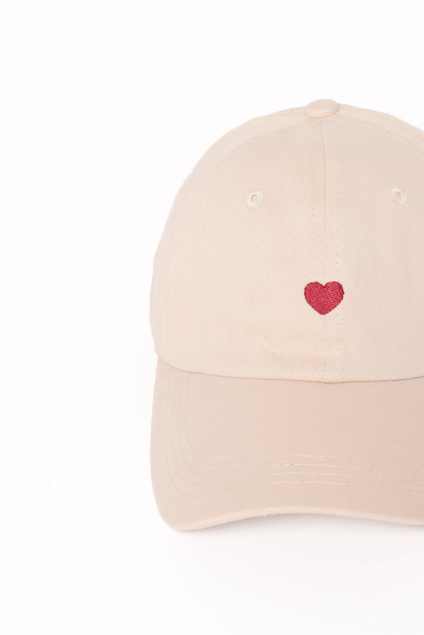 Embroidered-Crown Cotton Baseball Cap