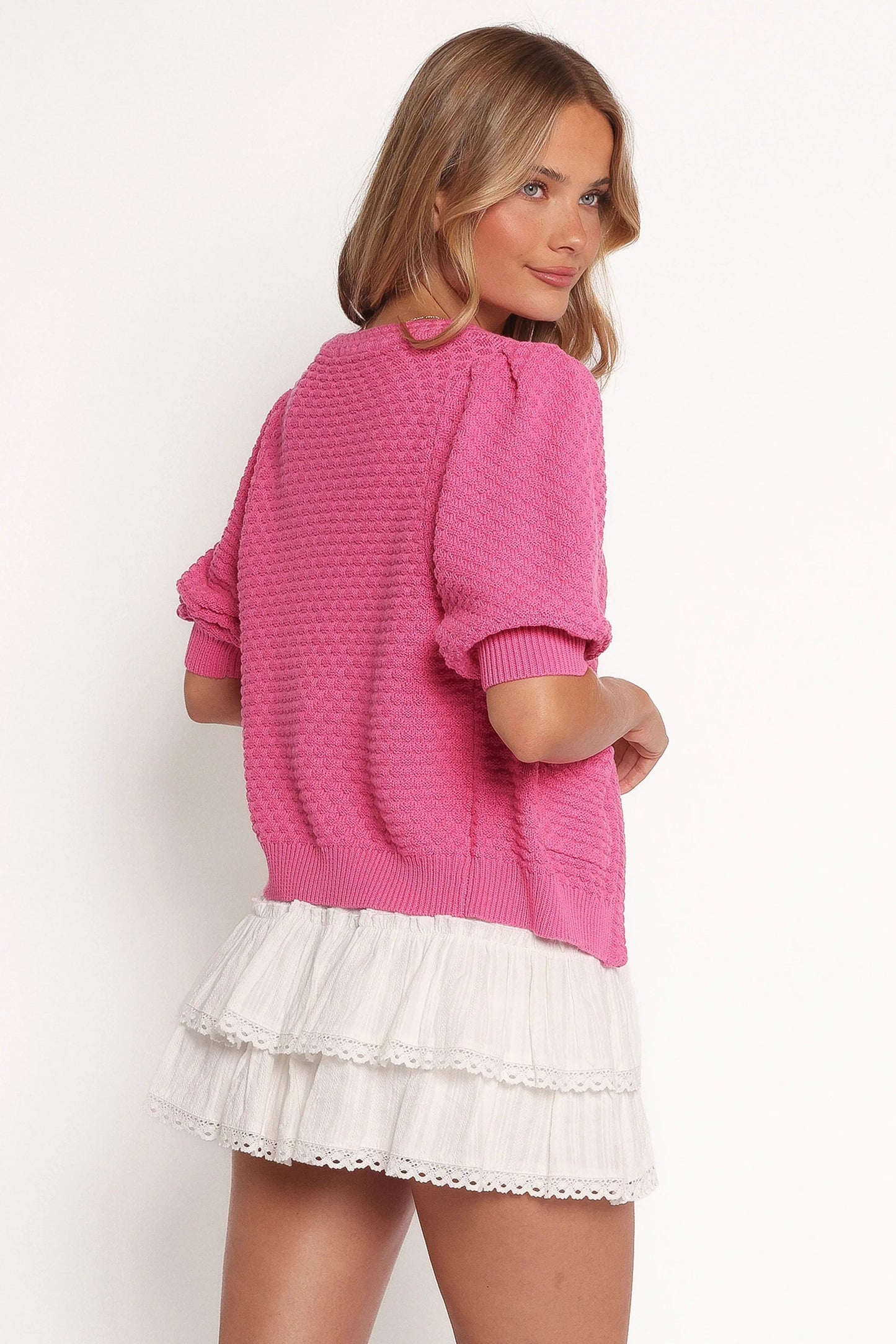 Puff Sleeve Cardigan